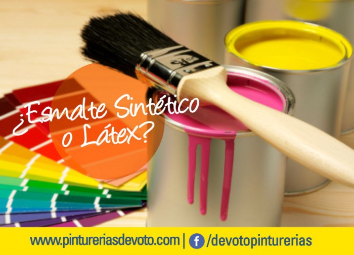 ¿Cuales son las diferencias entre el látex y el esmalte sintético?