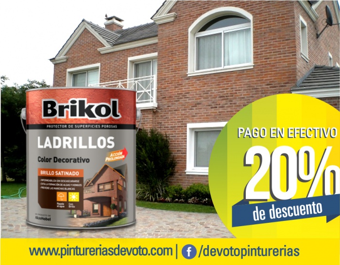 Renová la fachada de tu casa con Brikol Ladrillos